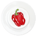 Richard Bramble Red Pepper 19cm Plate