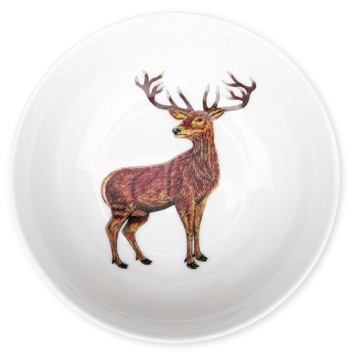 stag standing bowl