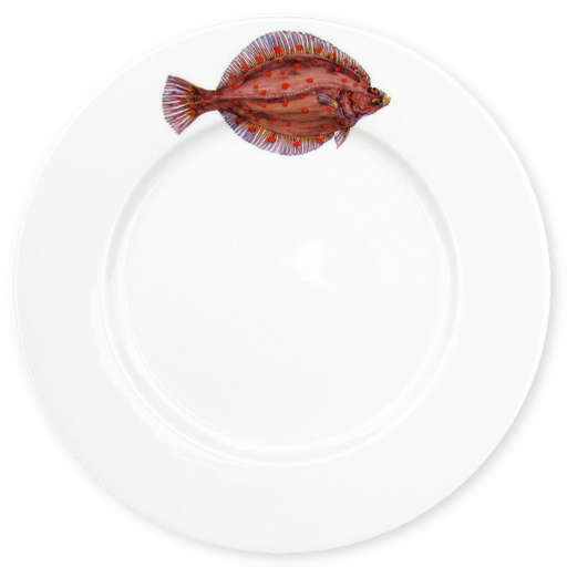 Richard Bramble Plaice 26cm Plate