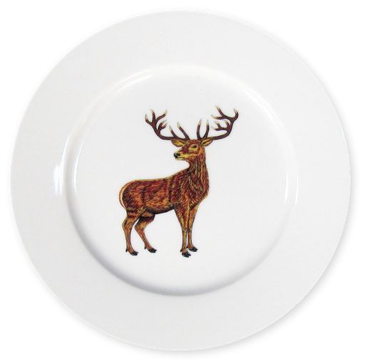 Richard Bramble Stag Standing 19cm Plate