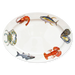 fish and shellfish US east coast oval plate