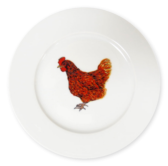 Richard Bramble Hen 19cm Plate