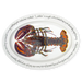 north american lobster oval plate
