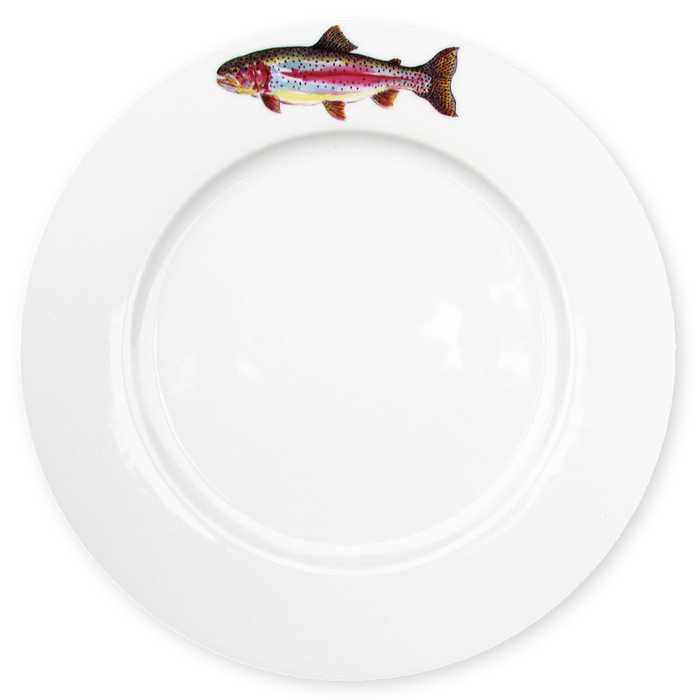 Richard Bramble Rainbow Trout 26cm Plate