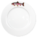 Richard Bramble Rainbow Trout 26cm Plate