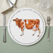 Guernsey cow tablemat