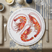 Shrimp prawn tablemat