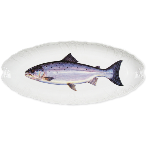 salmon oval platter
