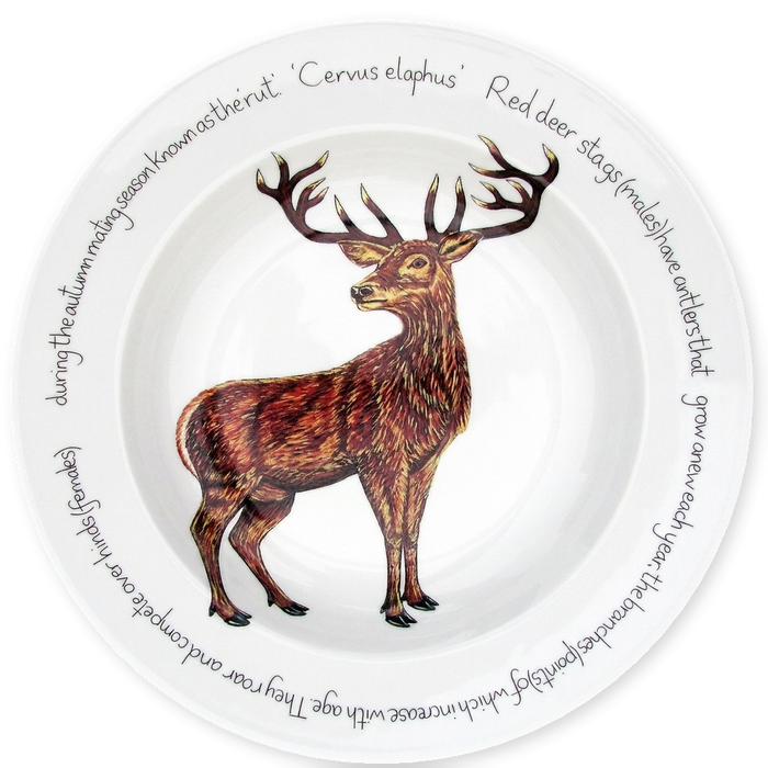 Stag Standing 30cm Plate
