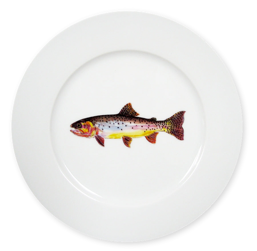 Richard Bramble Cutthroat Trout 19cm Plate