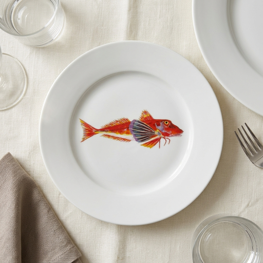 Richard Bramble Gurnard 19cm Plate lifestyle