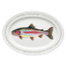 rainbow trout oval plate