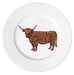 Richard Bramble Highland Cow 19cm Plate