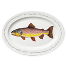 Brown Trout 39cm (15.4") Oval Plate