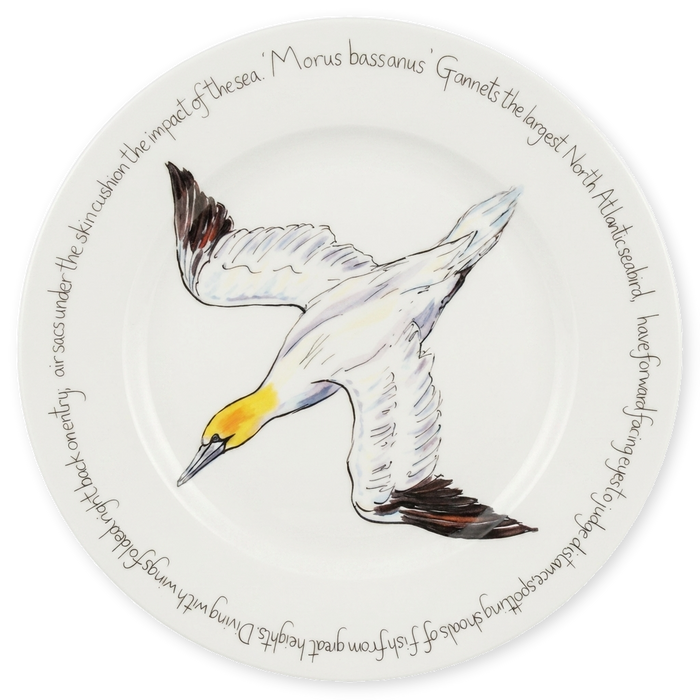 Gannet Diving 30cm Plate