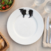 Richard Bramble Belted Galloway Cow 26cm Plate lifestyle