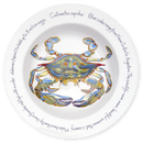 Blue Crab 30cm Deep Rimmed Plate