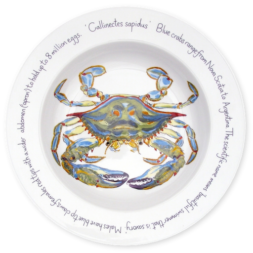 Blue Crab 30cm Plate
