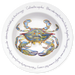 Blue Crab 30cm Plate