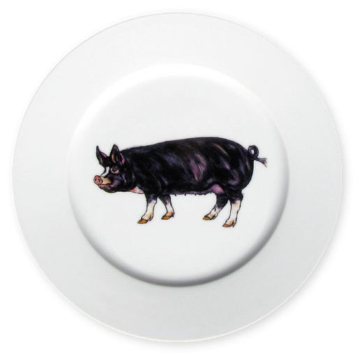 Richard Bramble Berkshire Pig 19cm Plate