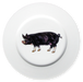 Richard Bramble Berkshire Pig 19cm Plate