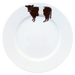 Richard Bramble Belted Galloway Cow 26cm Plate