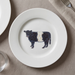 Richard Bramble Belted Galloway Cow 19cm Plate lifestyle