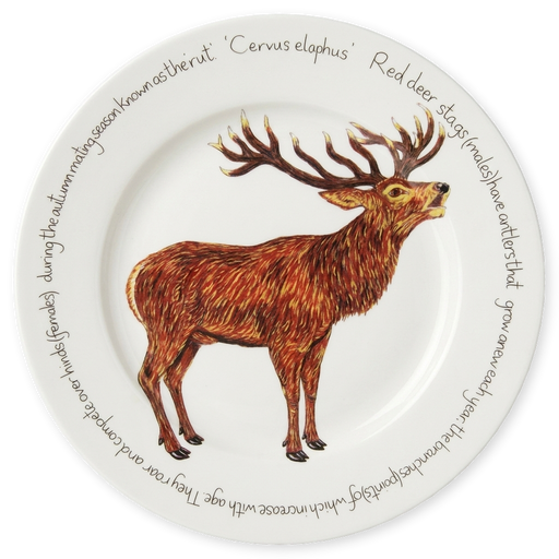 Stag Roaring 30cm Plate