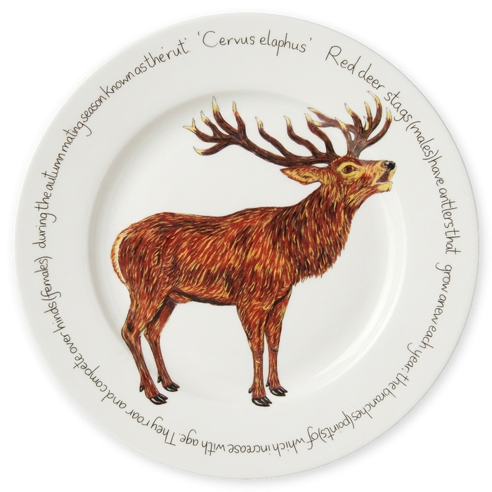Stag Roaring 30cm Plate