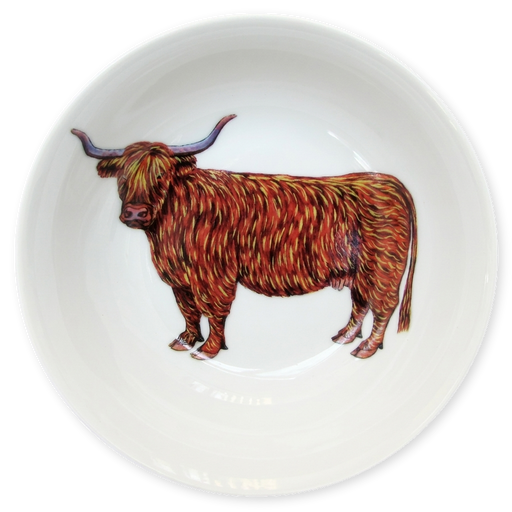 highland cow bowl