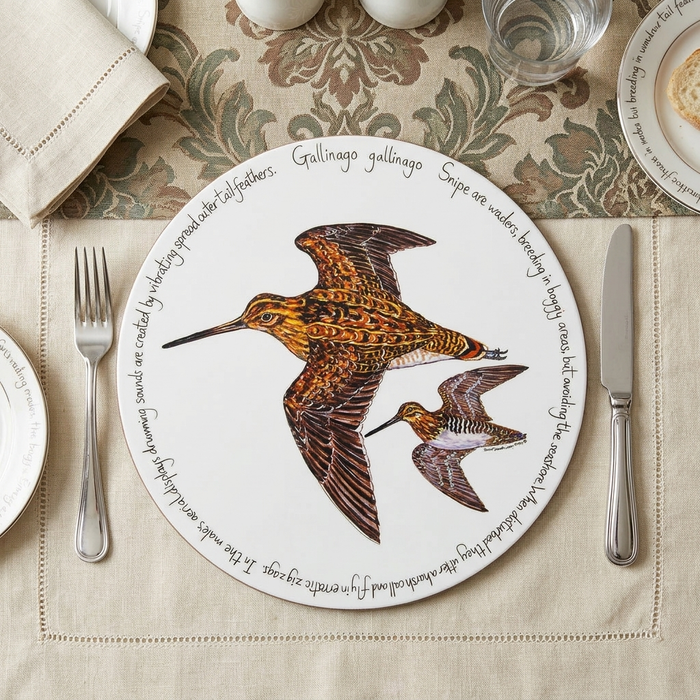Snipe Tablemat styled on the table