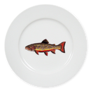 Brook Trout 19cm Flat Rimmed Plate