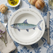 Bonefish 30cm deep rimmed plate lifestyle