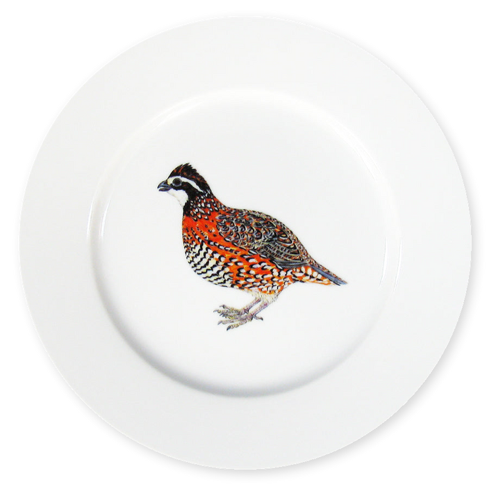 Richard Bramble Bobwhite Quail 19cm Plate