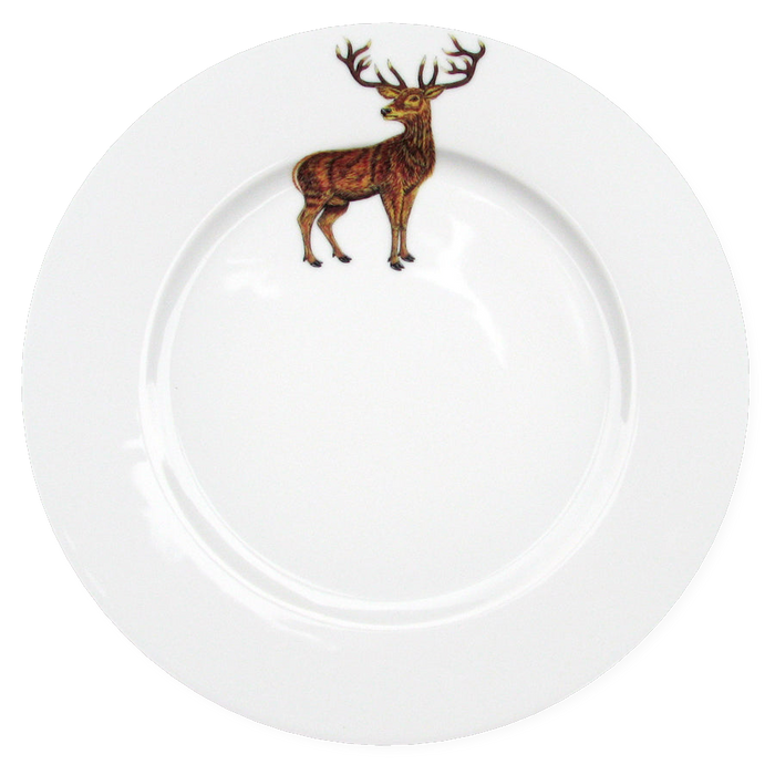 Richard Bramble Stag Standing 26cm Plate