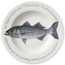 Striped Bass 30cm Deep Rimmed Plate