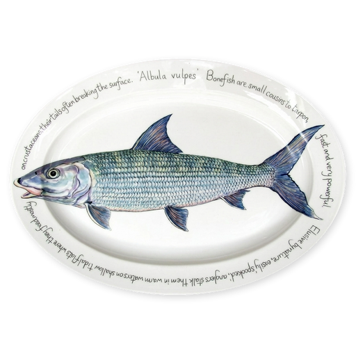 bonefish oval plate