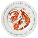 Shrimp & Prawn 30cm Flat Rimmed Plate