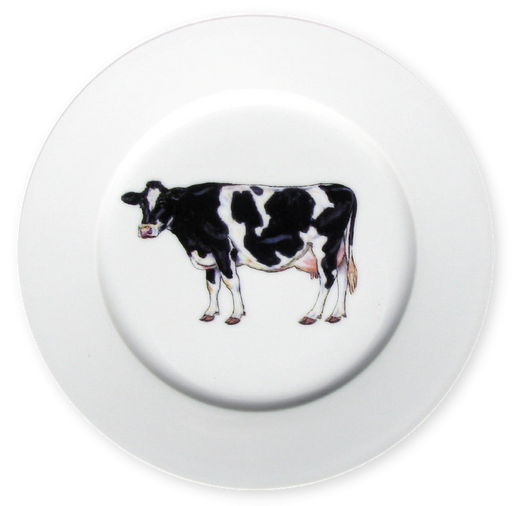 Richard Bramble Holstein-Friesian Cow 19cm Plate