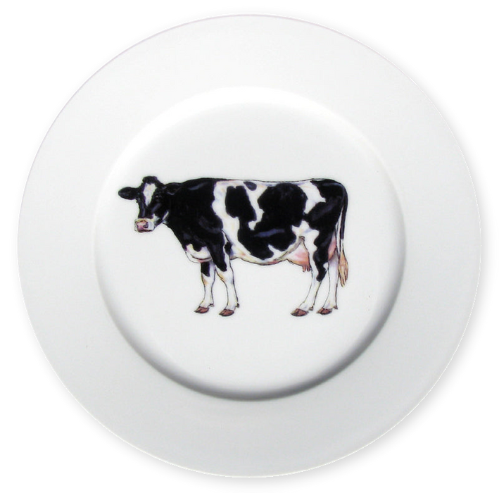 Richard Bramble Holstein-Friesian Cow 19cm Plate