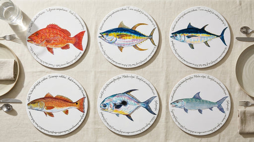 Saltwater Gamefish Tablemat Set new