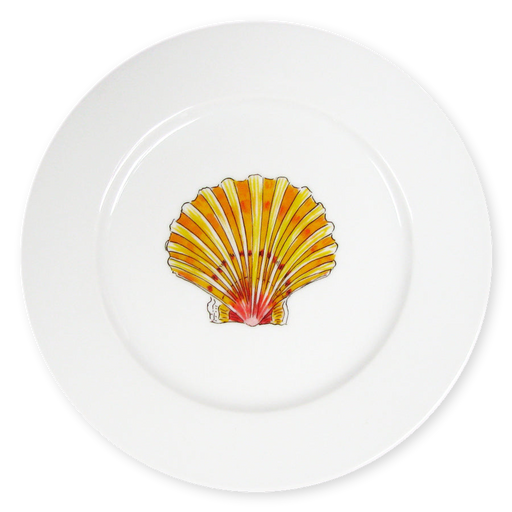 Richard Bramble Scallop 19cm Plate
