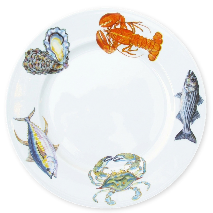 Fish And Shellfish US East Coast 30cm Plate