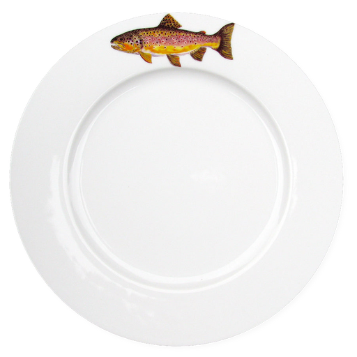 Richard Bramble Brown Trout 26cm Plate