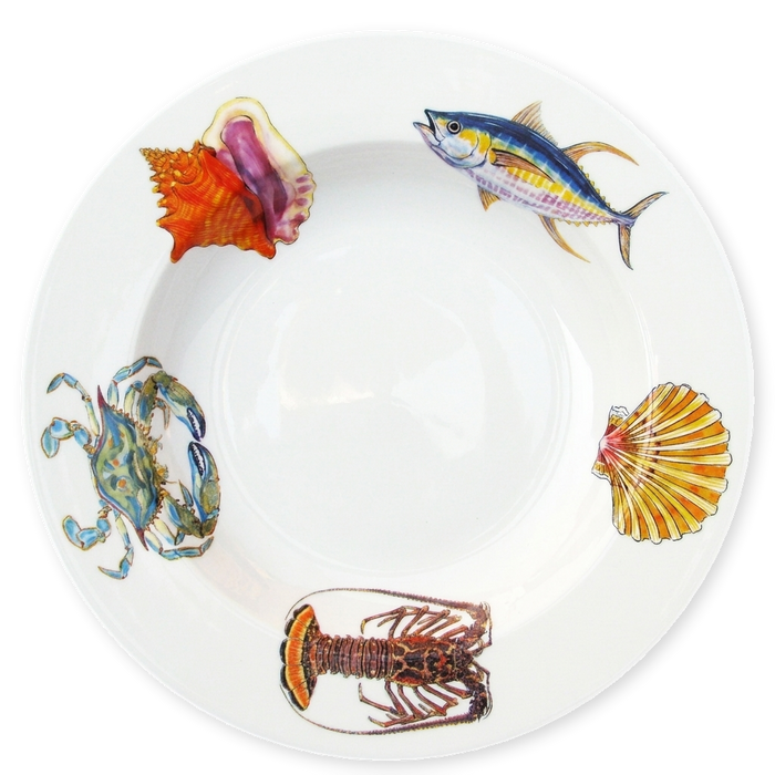 US South Coast Fish And Shellfish 30cm Plate