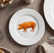 Richard Bramble Tamworth Pig 19cm Plate lifestyle