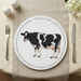 Friesian cow tablemat