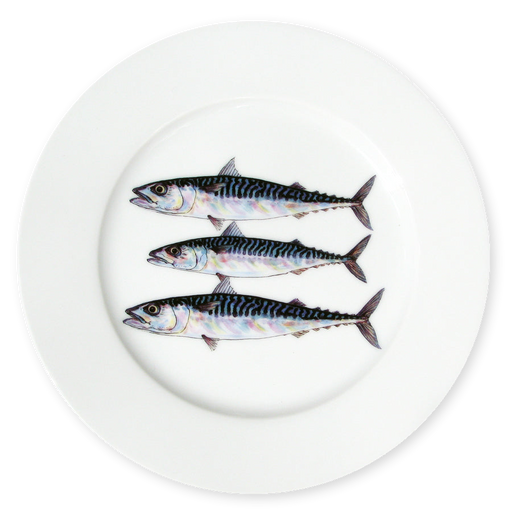 Richard Bramble Mackerel 19cm Plate