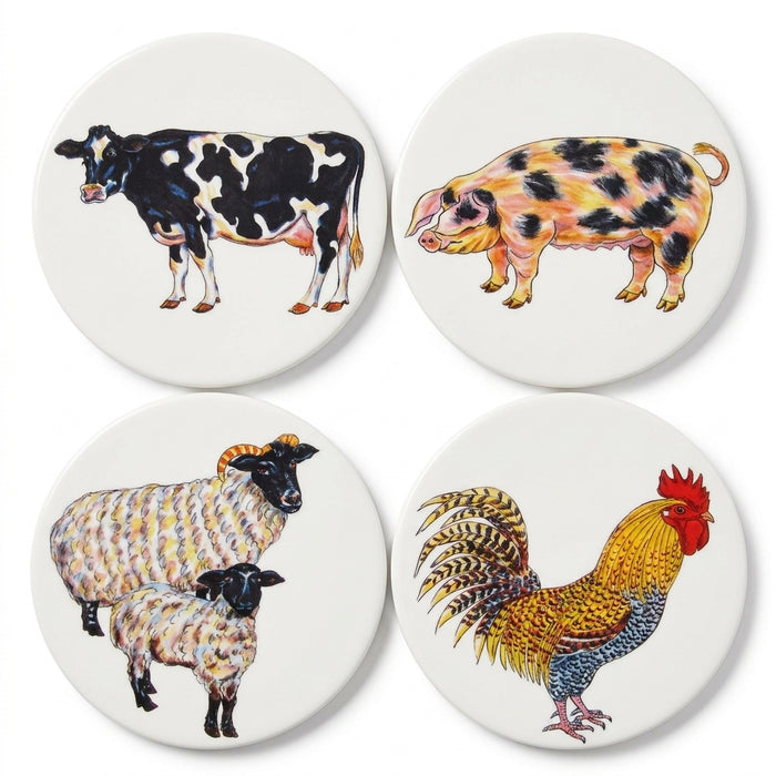 Farmyard Gift Coaster Pack