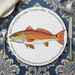 Red drum tablemat